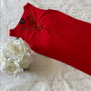 BEBE Red Dress